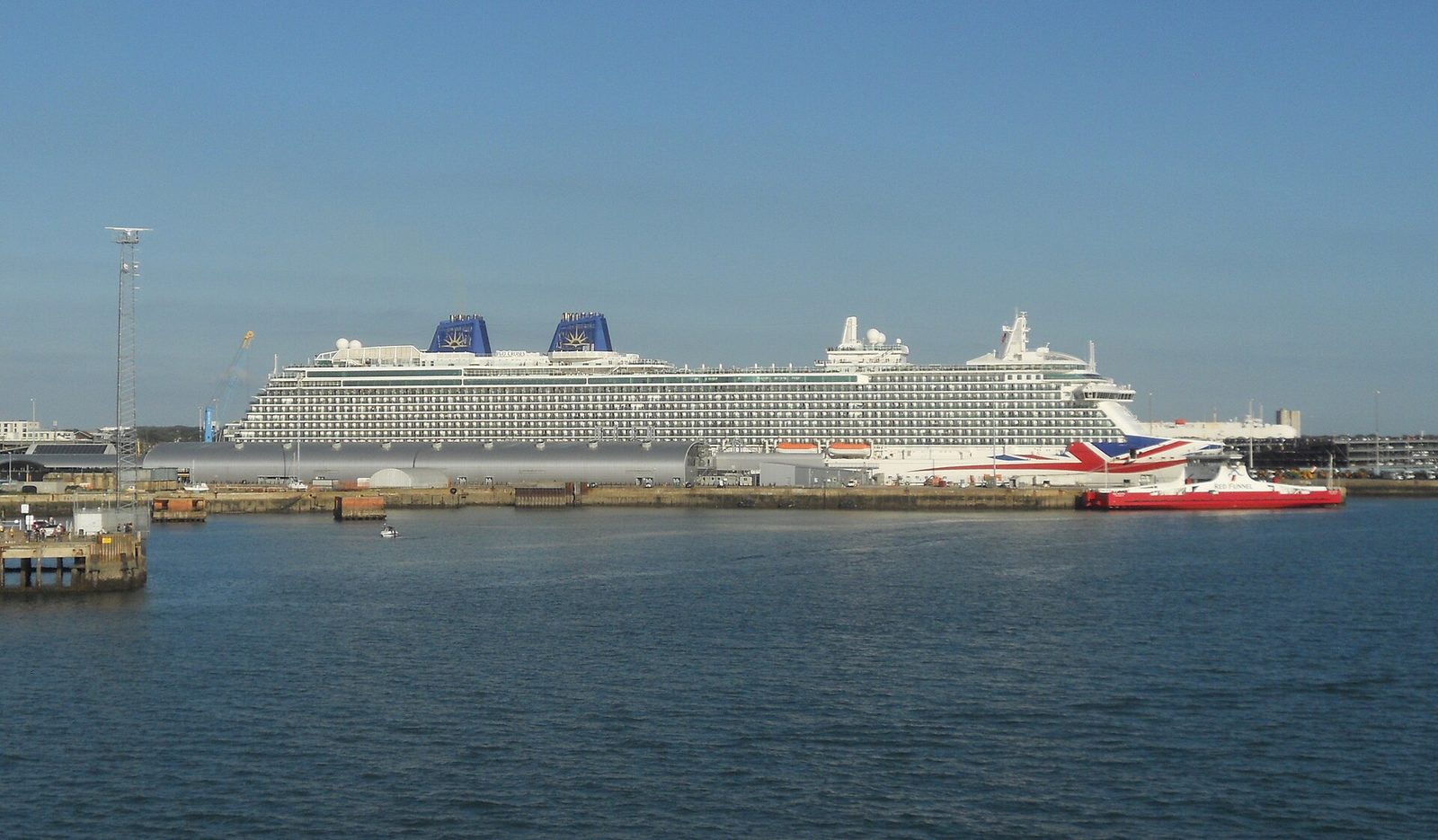 Cruise ship at Southampton